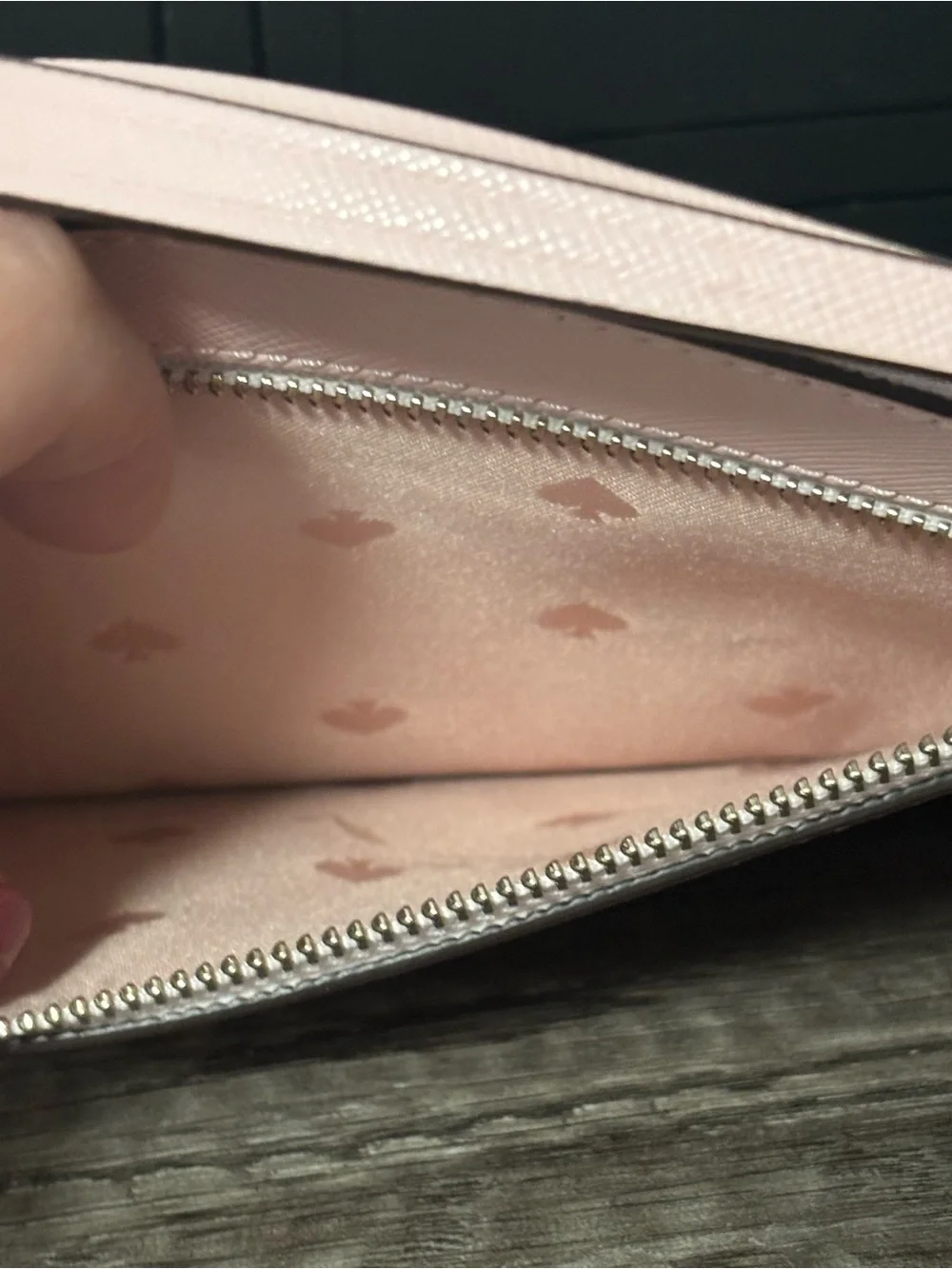 Kate Spade Staci Medium L-Zip Wristlet in Saffiano Leather